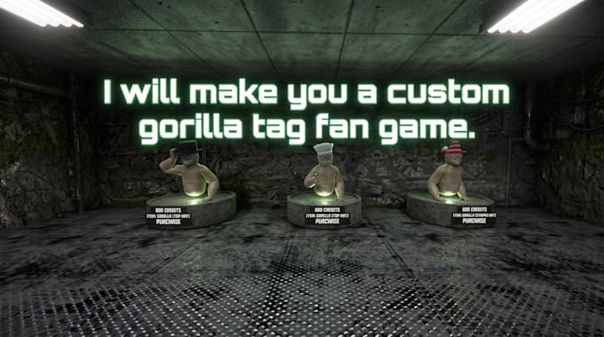 make you a custom gorilla tag fan game