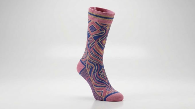 create realistic 3d socks mock up and product rendering