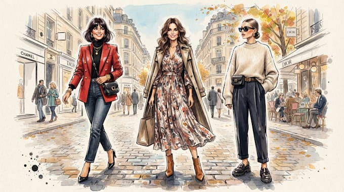 draw a fashion illustration