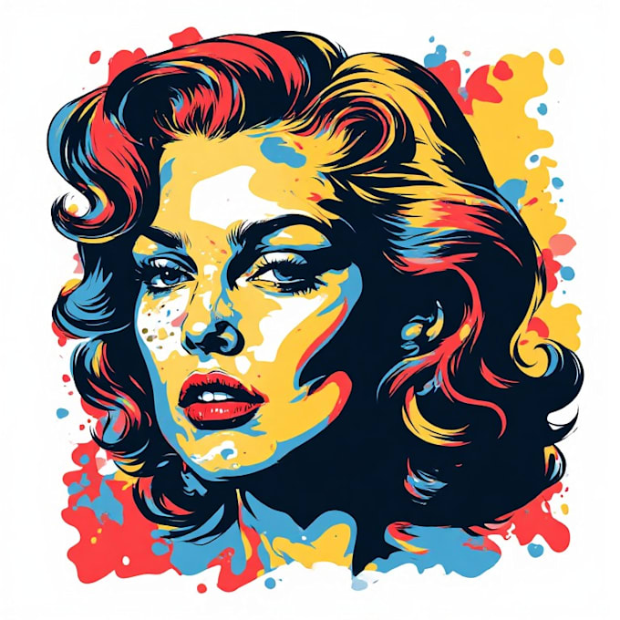 do creative pop art illustrations