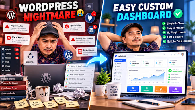 convert your wordpress site into a secure, fast custom web app