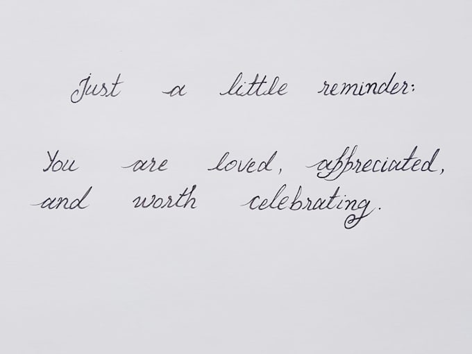 create custom handwritten messages, notes and content