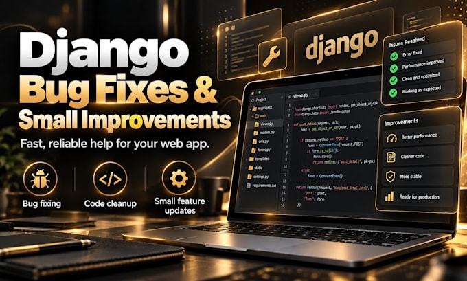 fix bugs in your django application