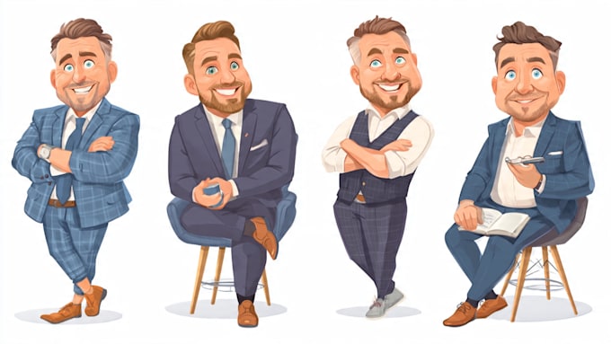create unique and funny caricature art