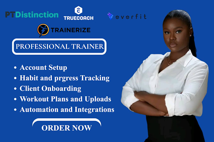 set up trainerize, upload workout programs and manage your account