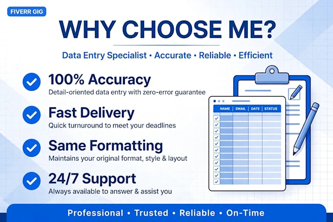 do accurate pdf to word, excel data entry and typing