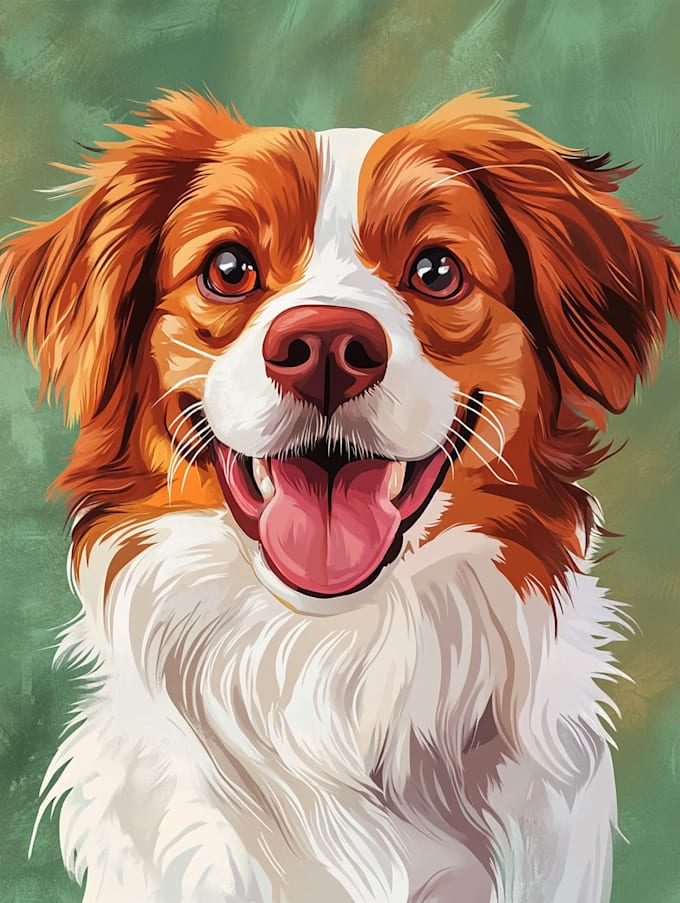 draw disney pet portrait illustration