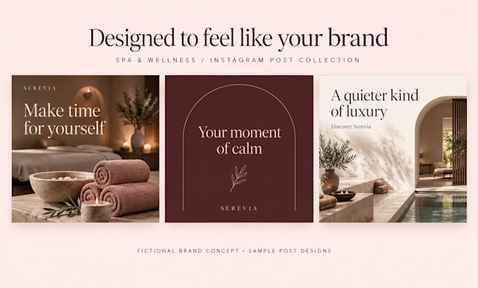 design elegant instagram posts for beauty and skincare