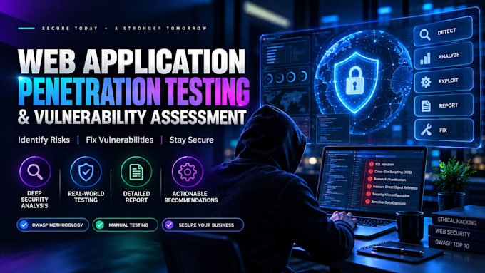 perform penetration testing, vapt and find sql injection testing with report