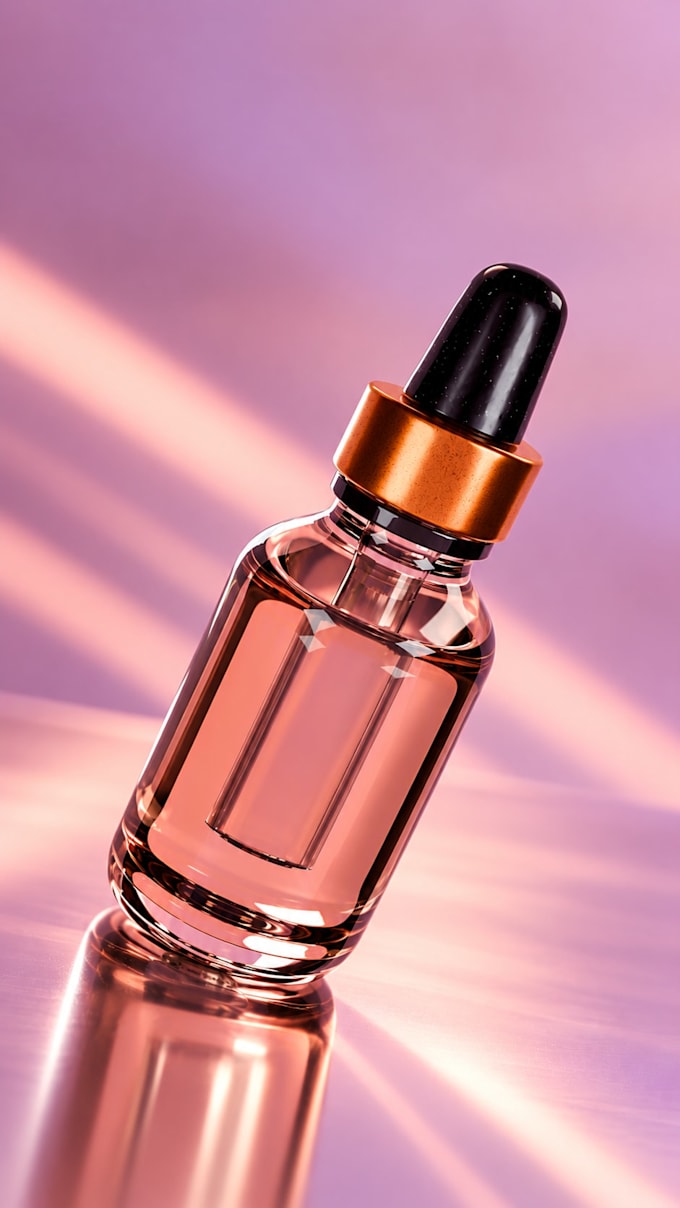 create realistic 3d cosmetic product models and renders