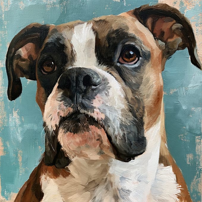 awesome custom pet portrait, dog portrait, cat portrait