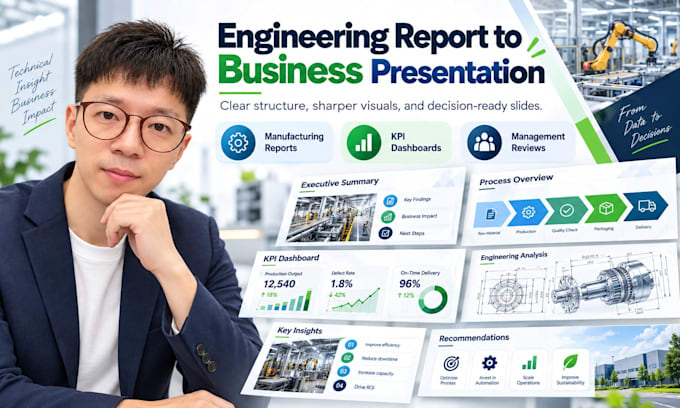 create executive powerpoint from technical reports