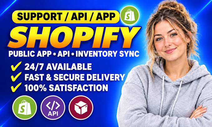 do shopify customer support, shopify API, shopify public app, shopify inventory