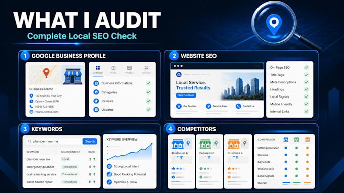 audit your local SEO and google business profile