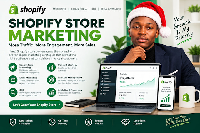 store optimization and promotion for ecommerce store and boost sales