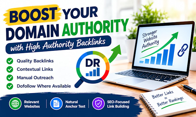 increase your website DR with high authority backlinks