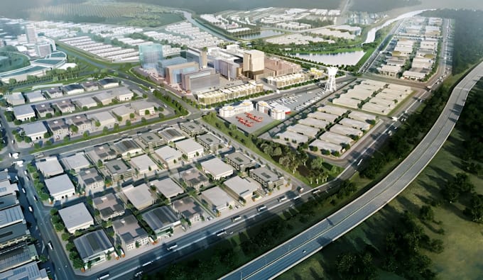 design and renovate 3d masterplan, site plan and commercial development
