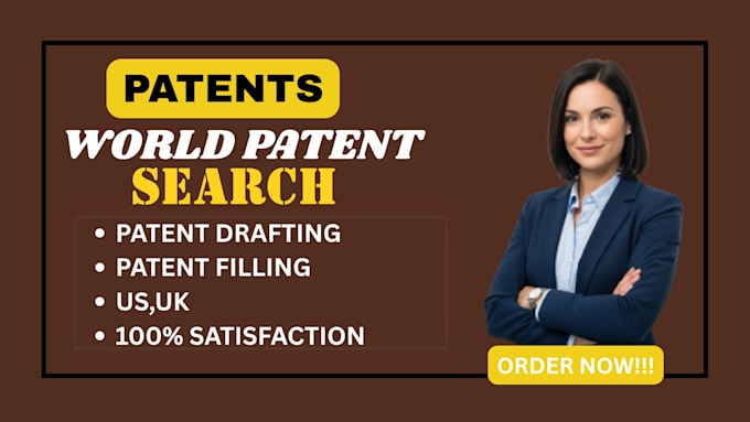 do patent search and draft a professional patent application