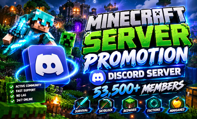 minecraft server promotion, minecraft server promotion active server advertise