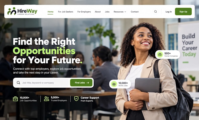 design squarespace recruiter website recruitment website candidate application