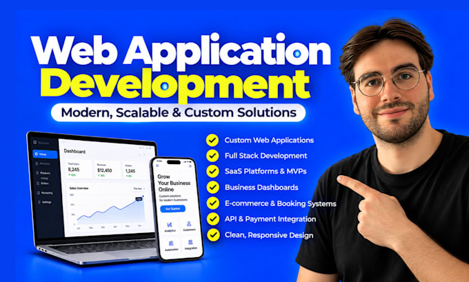 build web application, ai web app creation, ai sotfware as full stack developer