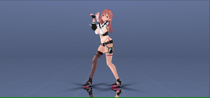 make mmd model rigged,physical,blendshape