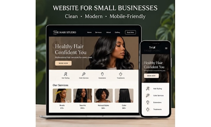 design a modern, professional and user friendly website