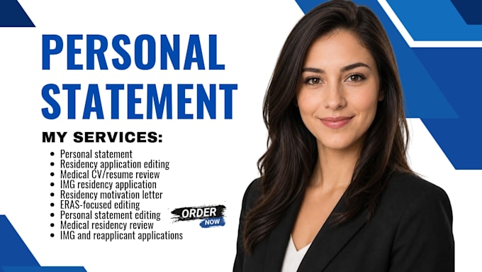 edit residency personal statement for img and reapplicant eras
