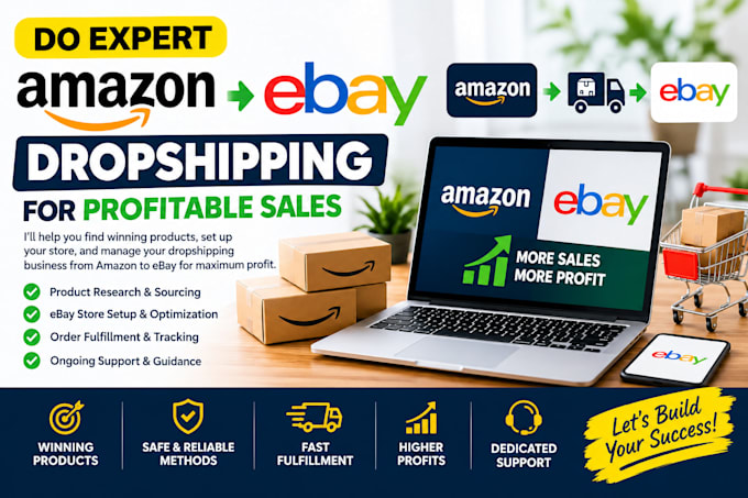 do expert amazon to ebay dropshipping for profitable sales