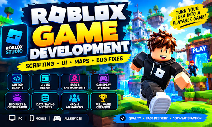 develop entire roblox game build full roblox game roblox full game creation