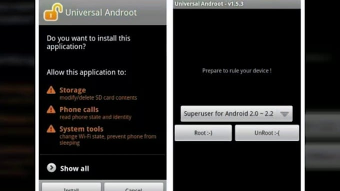 root your android device and set up virtual gps customization