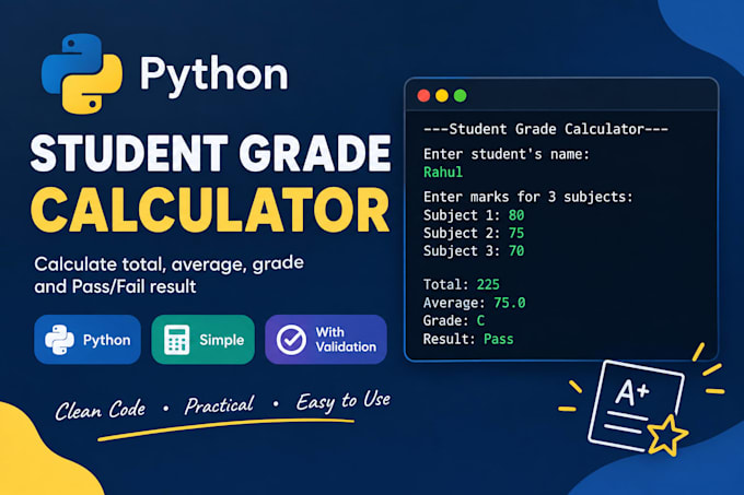 create simple python scripts and programs