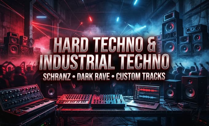 produce hard techno, industrial techno and schranz tracks