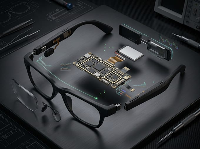 design ar glasses pcb, sensor fusion and embedded firmware