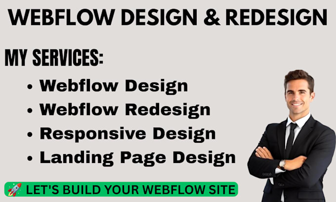 design, redesign and optimize your webflow website