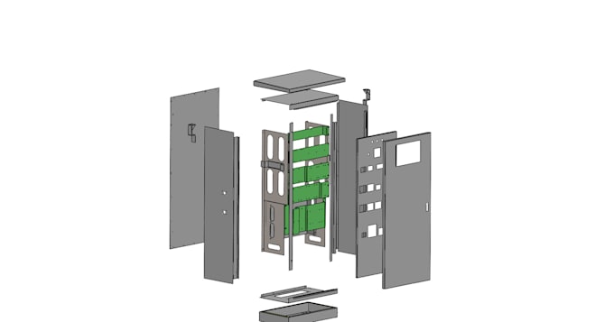 design 3d sheet metal electrical enclosures and control panels