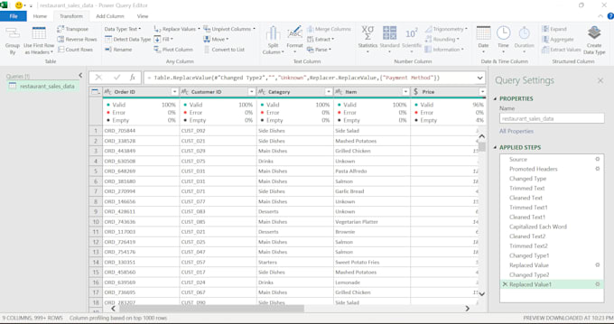 clean messy excel data, fix errors and remove duplicates