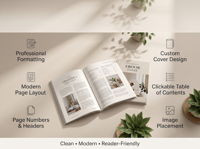 design, format and create a professional ebook