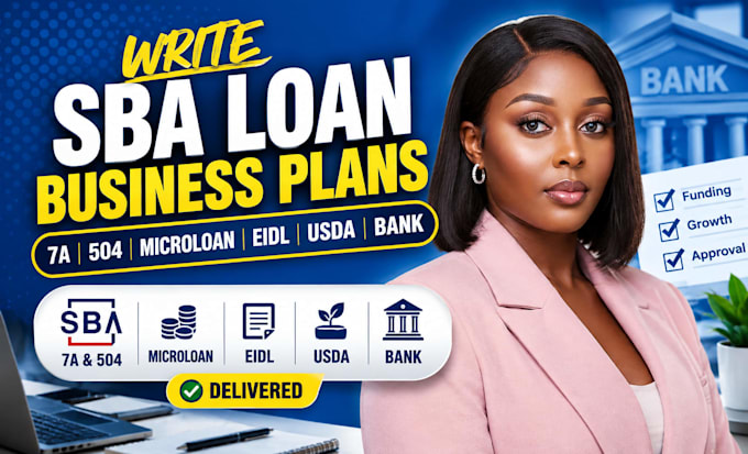 write sba loan business plans 7a 504 microloan eidl usda bank