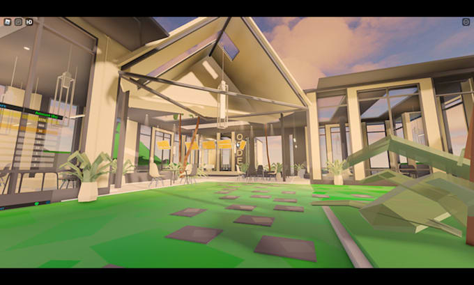 build a low poly roblox map, terrain, cafe, obby or tycoon