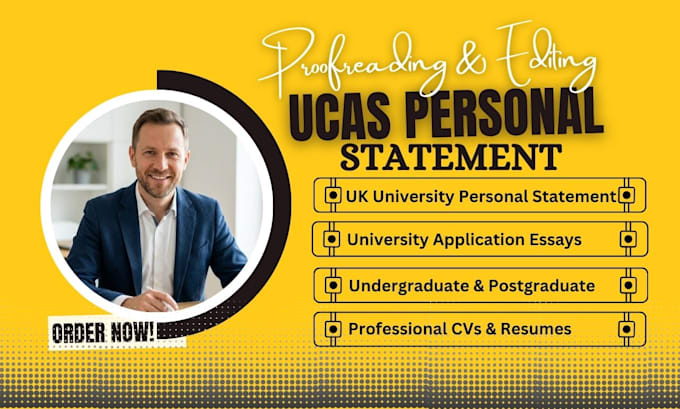 edit and proofread your ucas personal statement, UK university sop, CV, resume