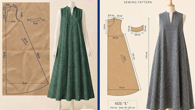 create sewing patterns, clothing patterns and do pattern grading