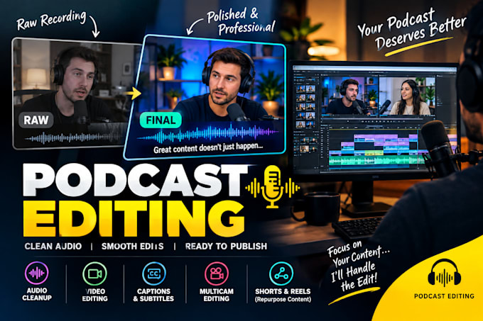 edit your riverside podcast recording professionally