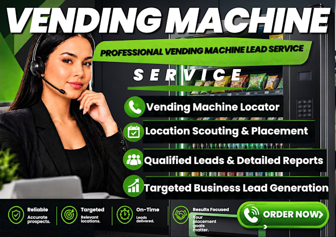 be your vending machine locator and generate vending machine leads