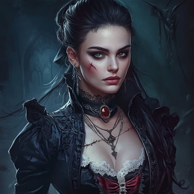 do horror character design