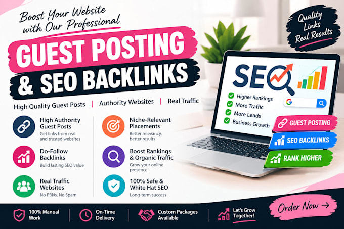 build high quality SEO backlinks with guest posting