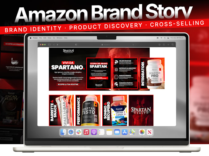 design a premium amazon storefront and brand store
