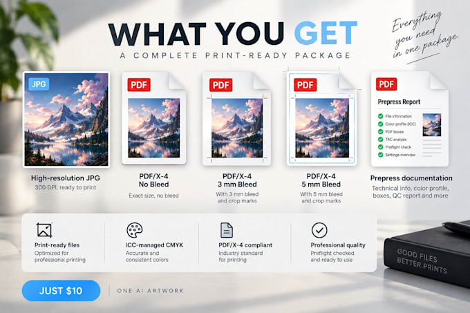 make your ai artwork print ready for professional printing