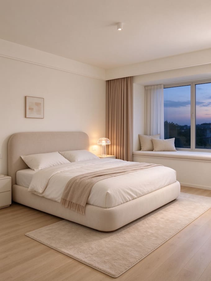 virtually stage your empty room with ai furniture and decor