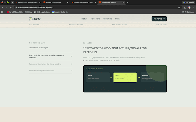 design a saas advanced web for you
